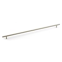 Richelieu Hardware BP305562195 Washington Collection 22 1/8-inch (562 mm) Center-to-Center Brushed Nickel Modern Cabinet and Drawer Bar Pull Handle for Kitchen, Bathroom, and Furniture