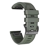 22 26mm Silicone Watchbands QuickFit Straps For garmin fenix 5x bracelet 7X 7 6 6X Pro 5 Plus 3HR 935 945 EPIX Smart Watch Bands