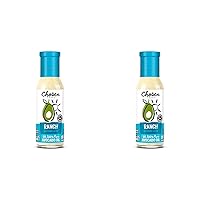 Chosen Foods Avocado Oil-Based Ranch Salad Dressing and Marinade, Keto Diet Friendly, Gluten Free, Low-Carb Sauce (8 oz) (Pack of 2)