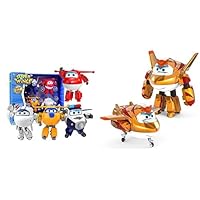 Super Wings Toys Transformers - Golden Boy, 4 Figures 5