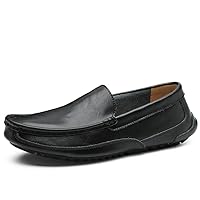 Men's Loafers Driving Loafer Flats Penny Loafer Shoes Leather Slip On Flat Low-top for Male Spring Handmade Casual Leisure