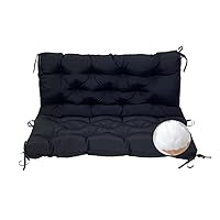 Bench Cushions Swing Cushions Replacement Seat Pad,2-3 Seater Waterproof Overstuffed Bench Cushion,Thicken 5