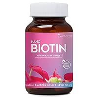 Biotin Tablets for Hair, Skin and Nails - (60 Tablets)