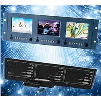 GOWE Video Title Editable LCD Compact Rack Mount Monitor CE,FCC.RoHS
