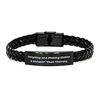 Brilliant Designing and Making Clothes, Designing and Making Clothes is Cheaper, Fancy Braided Leather Bracelet for Men Women from