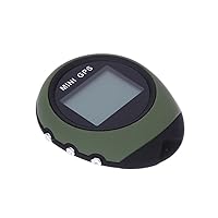 Zhong Mini GPS Tracker Locator Finder Navigation Receiver Handheld USB Rechargeable with Electronic Compass for Outdoor Travel