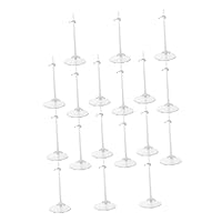 ERINGOGO 36 Pcs Doll Standing Stand Doll Toy Model Support Flexible Doll Stand Doll Storage Rack Doll Support Brackets Mini Doll Display Stand Doll Stands Show Plastic Baby Support Frame