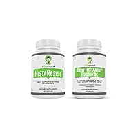 HistaResist™ Histamine Blocker for Histamine Intolerance and Low Histamine Probiotics - Fight Histamine Intolerance and Support Balanced Gut Health