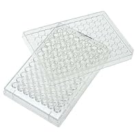 CELLTREAT Scientific Products 229590 96-Well Cell Culture Plate with Lid; 100/cs