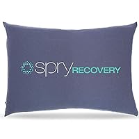 Spry Recovery Pillow | Supportive | Contouring Pillow with Adaptive Flo-Form Technology | Great for Special Needs Patients (Blue)