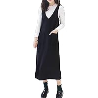 @ Women Girl's Sunmmer Korean Oversize Skirt Ladies Vest Dress Solid Cylinder One-Piece