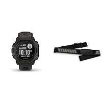 Garmin Instinct Rugged Outdoor Watch with GPS HRM-Dual Heart Rate Monitor