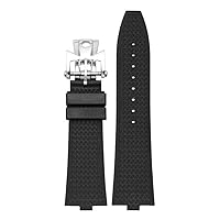 RAYESS Quick Disassembly Fluororubber Watch Strap For Vacheron Constantin VC Series 4500V 5500V 7900V Convex Interface 7mm Watchband