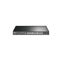 TP-Link TL-SG3428MP | 24 Port Gigabit L2+ Managed PoE Switch | 24 PoE+ Port @384W | 4 x SFP Slots | PoE Auto Recovery | Support Omada SDN | IPv6 , Static Routing | 5 Year Manufacturer Warranty