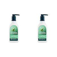 Natural Body Wash & Shower Gel, Soothing Aloe Vera, 30 Oz (Pack of 2)