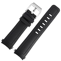 22mm Quality Fluoro rubber silicone watch band for IWC Aquatimer Family IW3768/3290/3568/3767 Men Waterproof Black watch strap