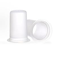 Ameda HygieniKit Silicone Replacement Diaphragms, Clear, Closed-System Pumping, Breastfeeding Equipment & Accessories | 2 Count | (Old)