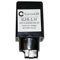 4-Pin Electronic LED Flasher Relay for LED Blinkers on Select Honda Motorcycles - ELFR-1-H