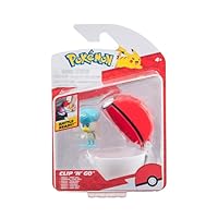 Pokemon Clip N Go Quaxy with Poke Ball