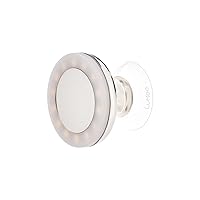 LuMee - Minis - Phone Grip - Cell Phone Holder w/Lightup Grip Mirror - [Removable for Wireless Charging] Suction Cup LED Light Ring for iPhone 15 Pro Max/ 14 Pro Max/ 13 Pro Max/ S23 Ultra/Pixel 8