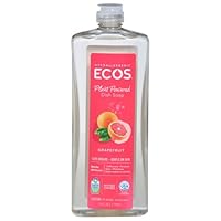 Ecos, Dishmate Liquid Grapefruit, 25 Fl Oz