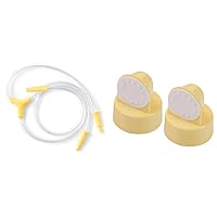Replacement Tubing for Pump in Style Maxflow and 2 Sets Valves & Membranes for All Medela Pumps Except Sonata & Freestyle
