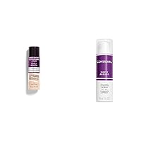 Covergirl + Olay Simply Ageless 3-in-1 Liquid Foundation, Creamy Natural & Simply Ageless Makeup Primer, 1 Fl Oz, Pack of 1