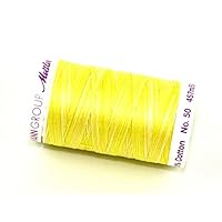 No 50 Silk Finish Multi Cotton Quilting Thread 457m 457m 9859 Canary Yellow - each