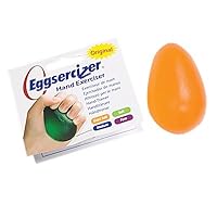 Fabrication Enterprices Eggsercizer Hand Exerciser - Orange, x-Soft