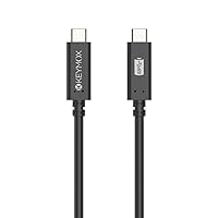 Type C Cable, Keymox USB-C to USB-C 3.1 Gen 1 Charger Cable with Power Delivery 100W for Galaxy S8+, S9, S10, iPad Pro 2018, Google Pixel, Huawei Matebook, MacBook and More USB Type-C Devices -6 Feet