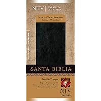 Nuevo Testamento con Salmos y Proverbios NTV, Edición bolsillo ultrafina (SentiPiel, Negro) (Spanish Edition)