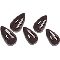 Brown Press on Nails Medium Fall Fake Nails Almond 28PCS,ZurycSio Acrylic Almond Press on Nails Brown Short,Thick Acrylic Nails Press Ons Daily Wear Reusable Brown Nails Long Stiletto in 14 Size