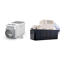 AprilAire E100 Pro 100-Pint Whole-House Dehumidifier + Model 76 Wall Mount & Little Giant VCMA-20ULST 115 Volt, 80 GPH, 1/30 HP Automatic Condensate Removal Pump
