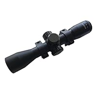 4x32 Crossbow Scope, Red and Green Illuminated Scope, Glass Etched Reticle Scope, Compact Hunting Scope, Shooting Scope