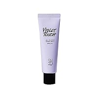 Skin Care S2ND All In One Tone up Cream SPF50 +, PA ++/ Korean Cosmetic, Anti-aging Sun cream/Foundation/Primer/Moisturizer (Violet Touch), 1.0 Count