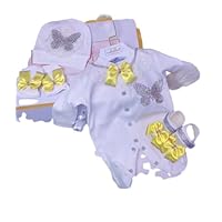 4 Piece Butterfly Baby/Newborn Set- Homecoming Set for Babies