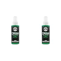Chemical Guys AIR_101_04 New Car Smell Premium Air Freshener and Odor Eliminator, New Car Scent, (Great for Cars, Trucks, SUVs, RVs & More) 4 fl oz (Pack of 2)