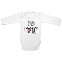 Baby Tee Time Long Sleeves Girls' I'm So Fancy One Piece