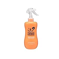 Wags & Wiggles Refresh Dog Deodorizing Spray in Zesty Grapefruit | Long Lasting Dog Grooming Deodorizer Spray | Easy to Use Deodorizing Spray for Dogs to Combat Smelly Dog Odors, 12 Ounces