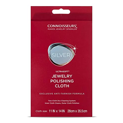 CONNOISSEURS Ultrasoft Gold & Silver Jewelry Polishing Cloth