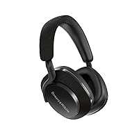 Bowers & Wilkins Px7 S2 Over-Ear Headphones (2022 Model) - Advanced Noise Cancellation, Works with B&W Android/iOS Music App, 7-Hour Playback on 15-Min Charge, Black