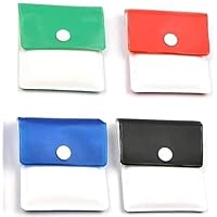 4 pcs Pocket Ashtray Pouch- Fireproof PVC-Odor free-Portable Compact- Assorted Color
