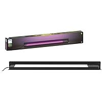 Amarant Outdoor Smart Light Bar, Black - 20W, White and Color Ambiance LED Light - 1 Pack - Requires Hue Bridge and Outdoor Power Supply - Control with Hue App and Voice - Weatherproof
