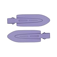 2Pcs/lot Beauty Seamless Hairpin Professional Styling Hairdressing Makeup Tools Hair Clips For Women Girls Hair Accessories (Color : Lavender)
