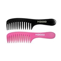 HAIRART H3000 Large Comb Out Ceramic Carbon Comb (Model: H30023) by Hair Art