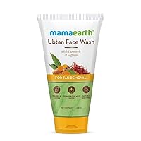 mama.earth Ubtan Natural Face Wash For all Skin Type with Turmeric & Saffron for Tan Removal – 150 ml (Pack of 2)