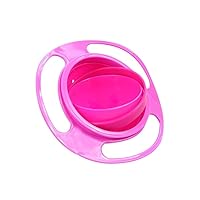 360-Degree Rotating Baby Bowl - Pink