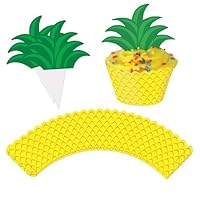 Beistle Pineapple Cupcake Wrappers