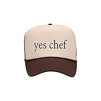 Cooking Hat/Yes Chef/Culinary Trucker Hat/Adjustbale Snapback/Otto Cap