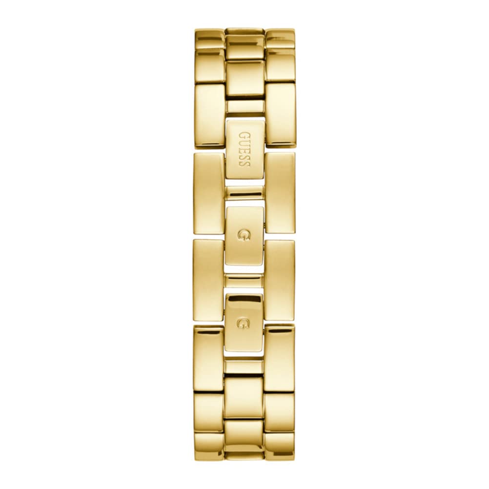 Guess Damen Analog Quarz Uhr mit Edelstahl Armband W1288L2